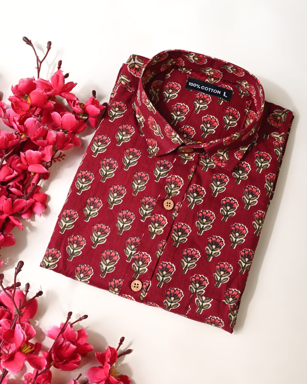 Luxura Cotton Full‑Sleeve Shirt for Men — Single Pocket (BCTSHFS12)