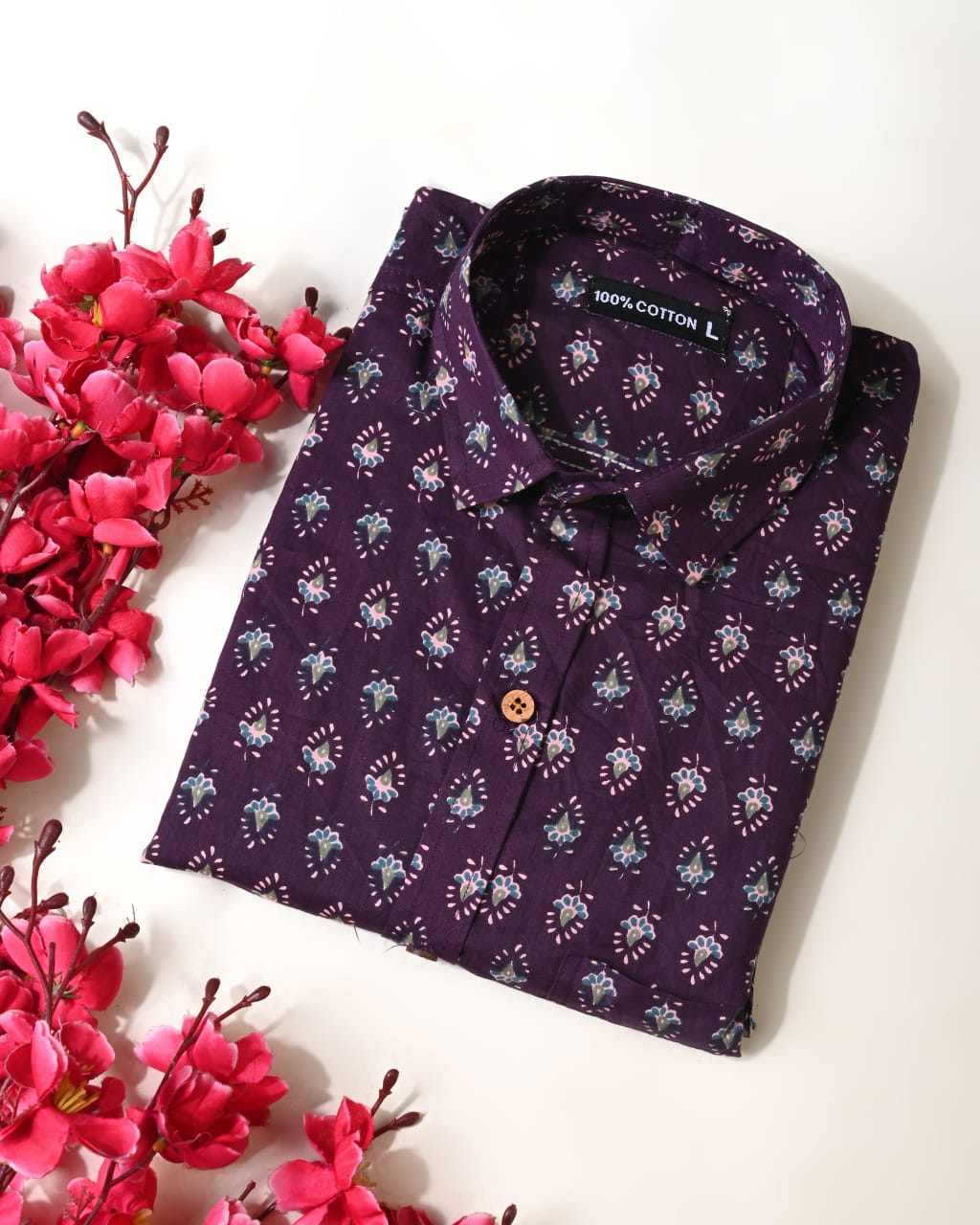 Luxura Cotton Full‑Sleeve Shirt for Men — Single Pocket (BCTSHFS14)