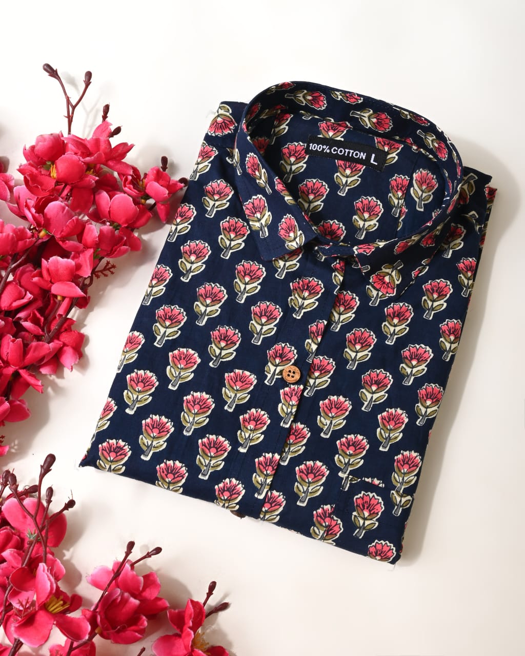 Luxura Cotton Full‑Sleeve Shirt for Men — Single Pocket (BCTSHFS17)