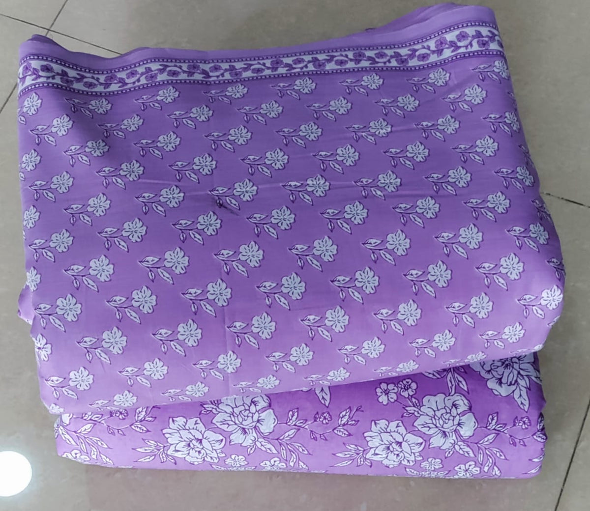 Premium Hand Block Printed Cotton Suit Top And Bottom Set (BCTTB21)
