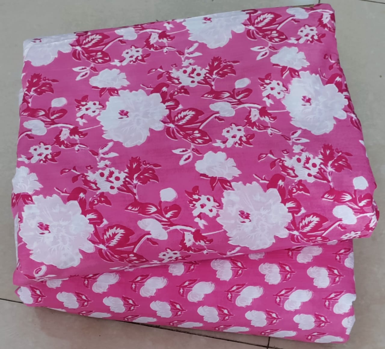 Premium Hand Block Printed Cotton Suit Top And Bottom Set (BCTTB24)