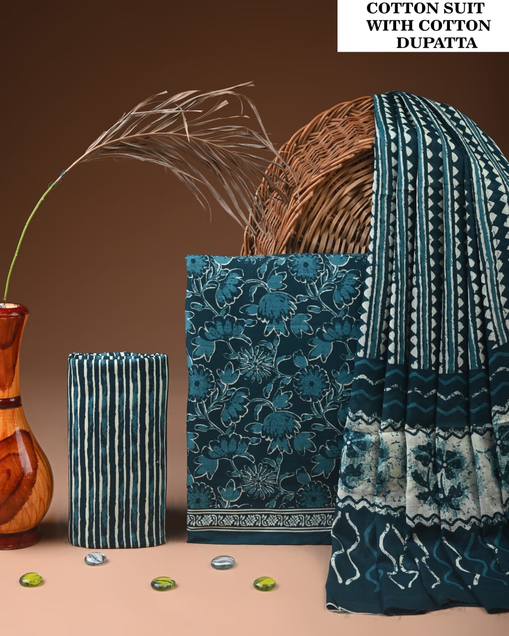 Premium Cotton Suit with Cotton Dupatta (BCTCOTCT05)