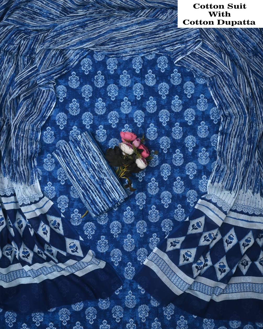 Exclusive Cotton Suit with Cotton Dupatta (BCTCOTCT45)