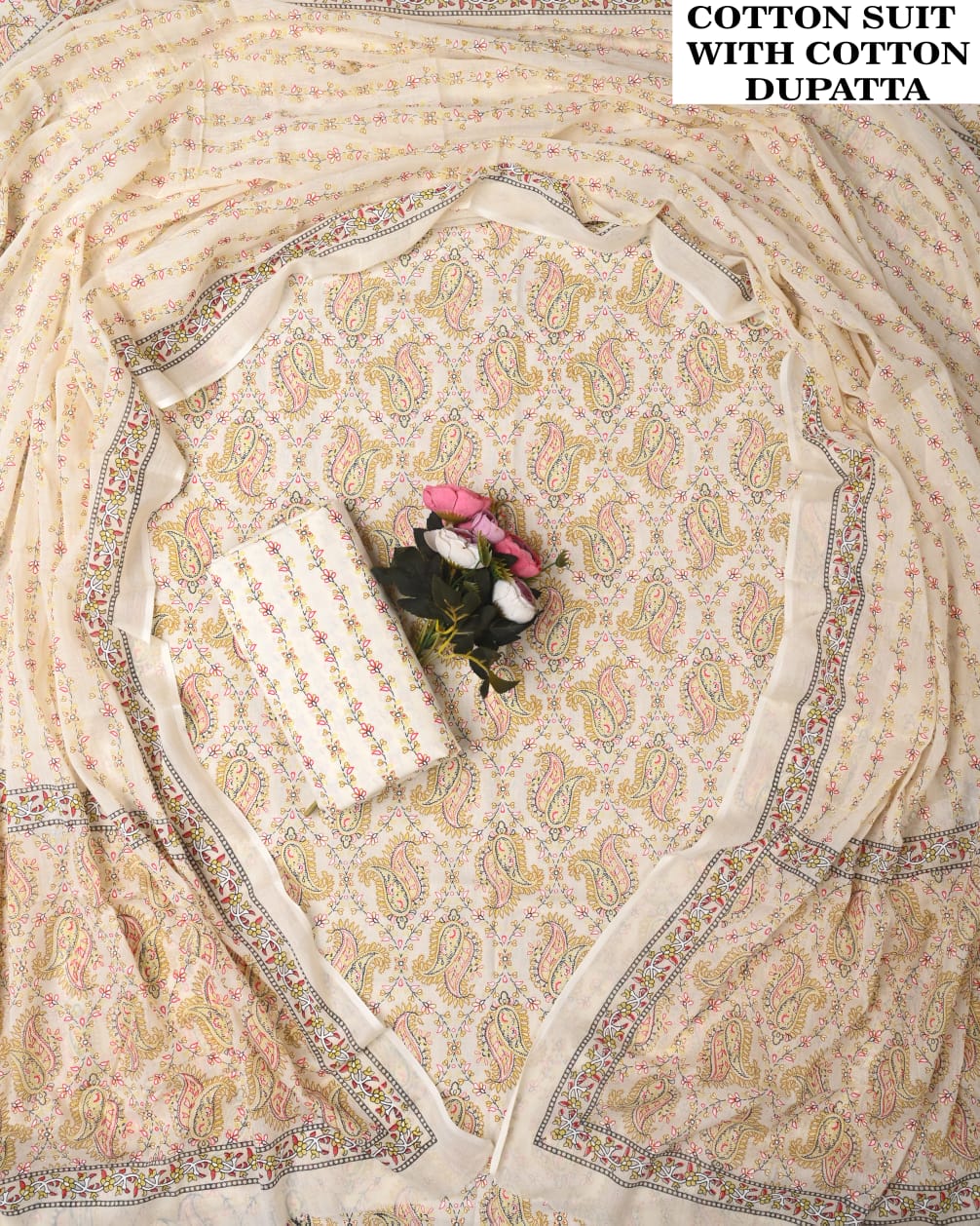 Exclusive Cotton Suit with Cotton Dupatta (BCTCOTCT49)
