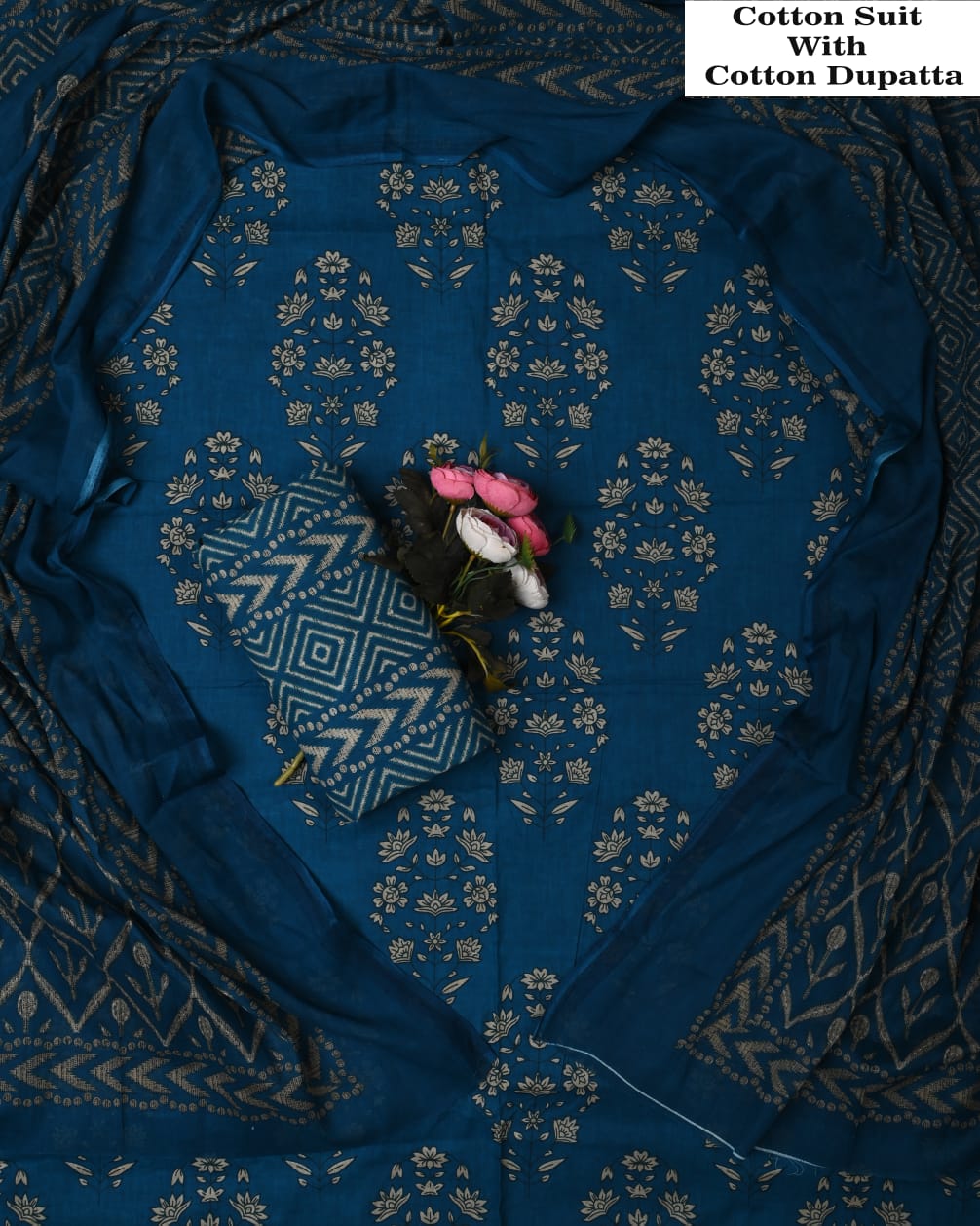 Exclusive Cotton Suit with Cotton Dupatta (BCTCOTCT56)