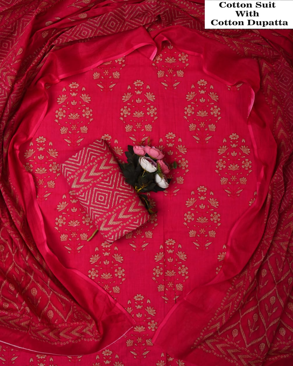 Exclusive Cotton Suit with Cotton Dupatta (BCTCOTCT58)