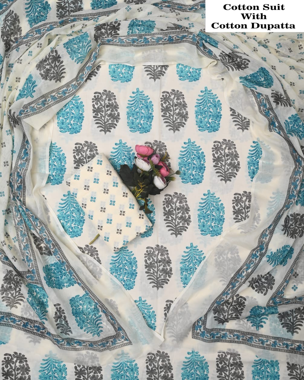 Exclusive Cotton Suit with Cotton Dupatta (BCTCOTCT59)