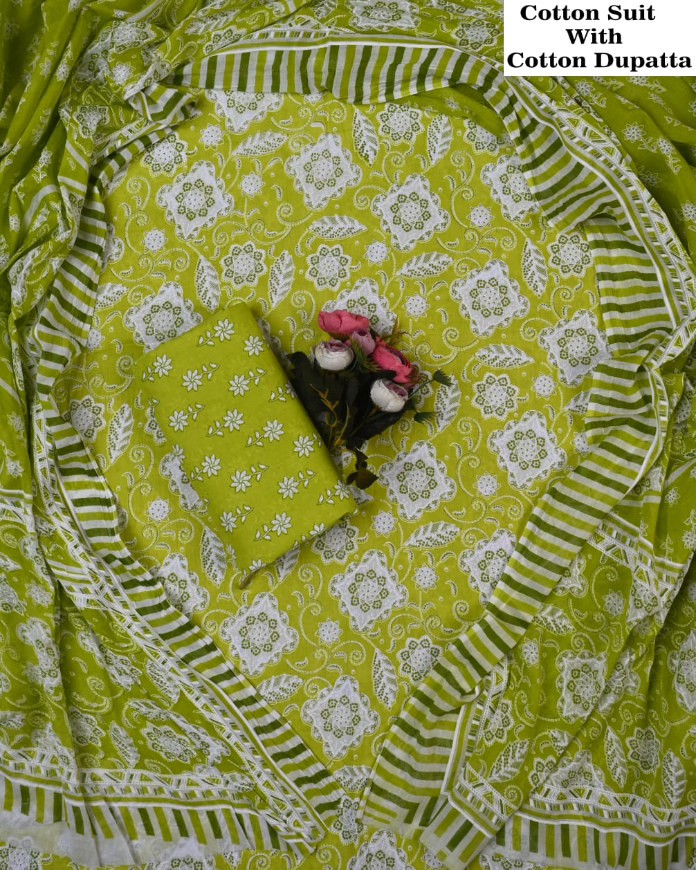 Exclusive Cotton Suit with Cotton Dupatta (BCTCOTCT61)