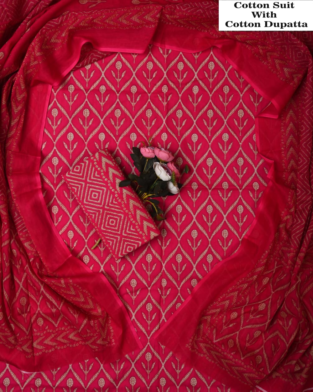 Premium Cotton Suit with Cotton Dupatta (BCTCOTCT74)