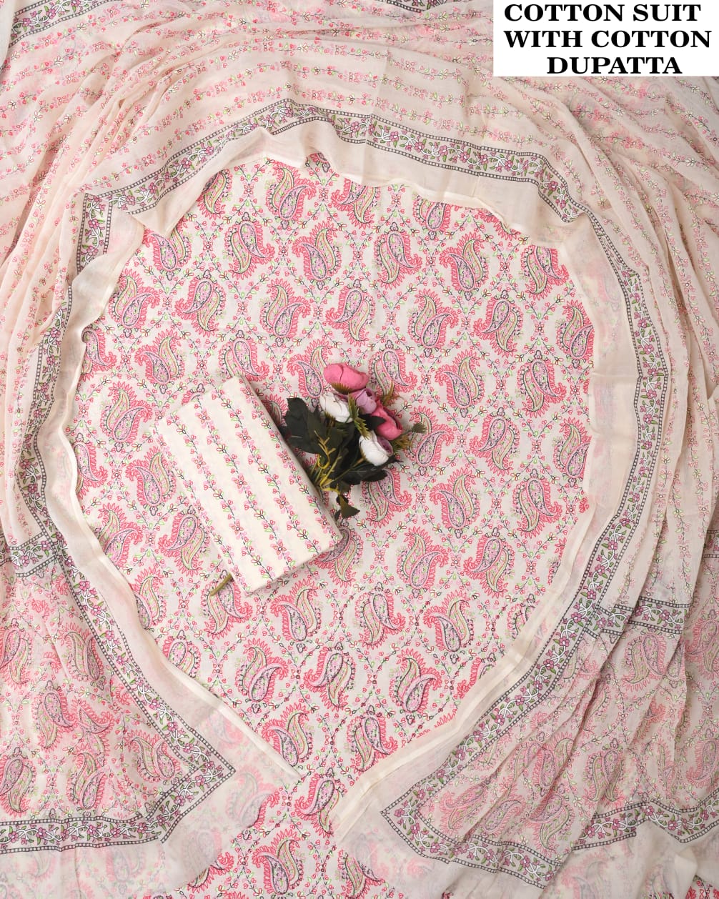 Premium Cotton Suit with Cotton Dupatta (BCTCOTCT75)