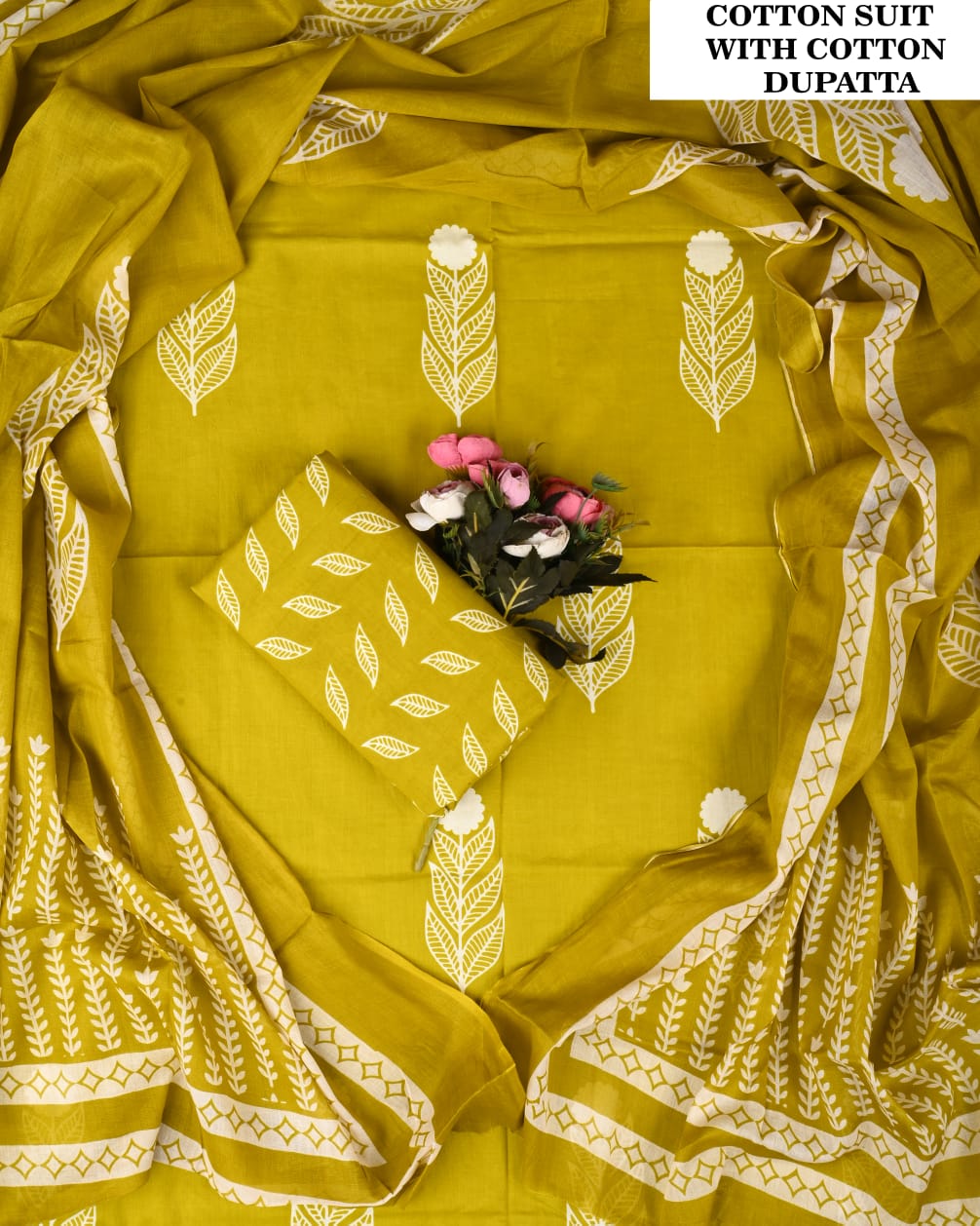 Premium Cotton Suit with Cotton Dupatta (BCTCOTCT88)