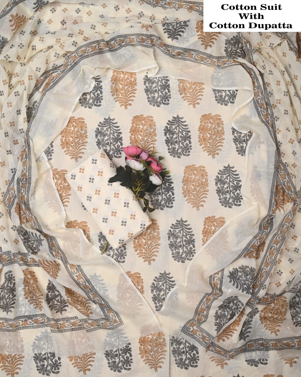 Premium Cotton Suit with Cotton Dupatta (BCTCOTCT91)